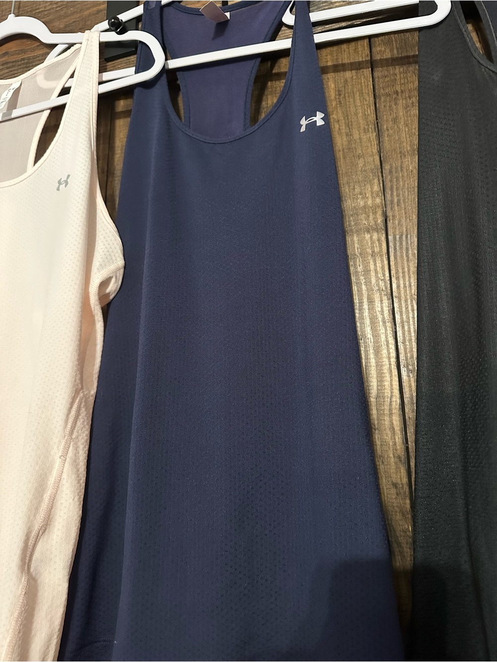 Under Armour Women’s Racerback Tank Top - Light Pink, Navy & Black (3-Pack) - Picture 6 of 8